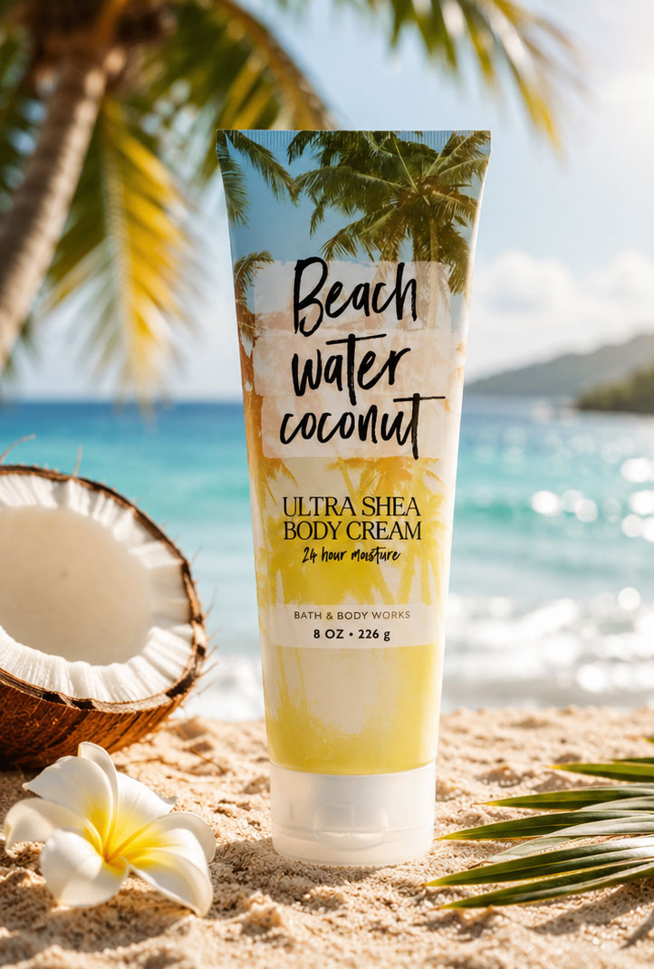 کرم بدن بس اند بادی ورکز Beach Water Coconut